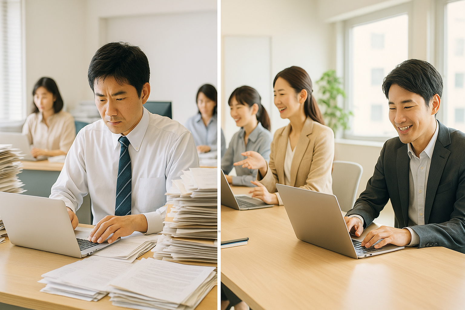 無駄な紙業務を削減